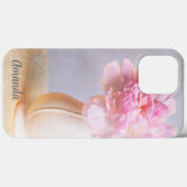 Mooie Pioen In Boerenvaas Personaliseer Case-Mate iPhone Case (Achterkant (horizontaal))