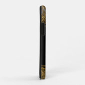 Mooie Pioen Monogram Chic Case-Mate iPhone Case (Achterkant/rechts)