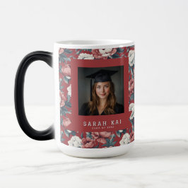 Mooie Pioenrozen Bloemstuk Man  Afstudeercadeau Magische Mok