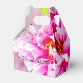Mooie Pioenrozen Bruiloft Gable Favor Box Bedankdoosjes (Achterkant)