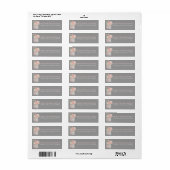 Mooie Pioenrozen Mason Jar Adreslabels Etiket (Full Sheet)