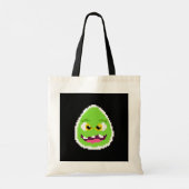 Mooie pixel eimonster koffiemok tote bag (Achterkant)