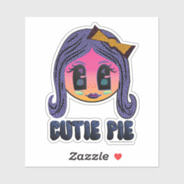 Mooie plaat sticker