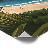 Mooie plaats de Pitons Saint Lucia Reizen Poster (Hoek)