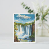 Mooie plaats Iguassu Herfsten Argentinië Reizen Briefkaart (Staand voorkant)