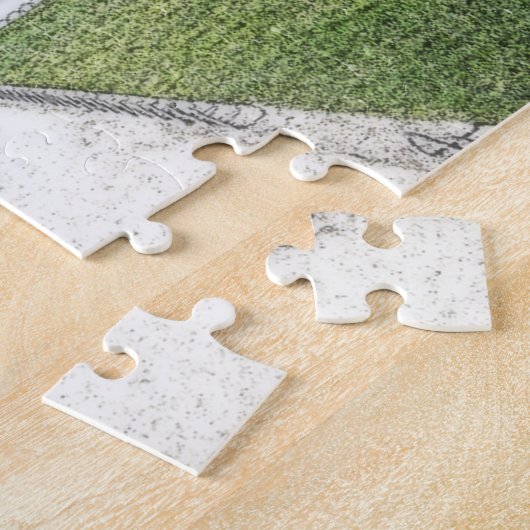 Mooie Place des Vosges Place Royale Paris cadeau Legpuzzel (Zijkant)