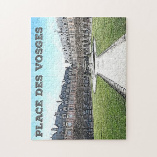 Mooie Place des Vosges Place Royale Paris cadeau Legpuzzel (Verticaal)