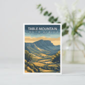 Mooie Place Tafelberg Zuid-Afrika Reizen Briefkaart (Staand voorkant)