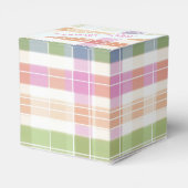 Mooie Plaid Heart Gast Favoriet Box Bedankdoosjes (Achterkant)