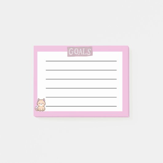 Mooie plakkerige plaknotities  post-it® notes (Voorkant)