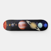Mooie planeet in het universum persoonlijk skateboard (Horizontaal)