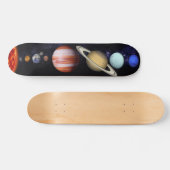 Mooie planeet in het universum persoonlijk skateboard (Horizontaal)