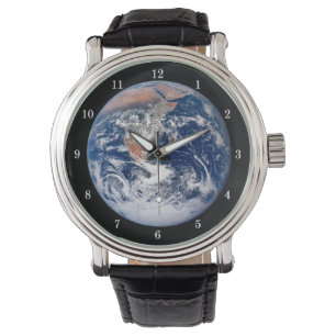 Mooie Planet Earth polshorloge Horloge