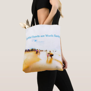 Mooie planeten zijn waard om te sparen tote bag