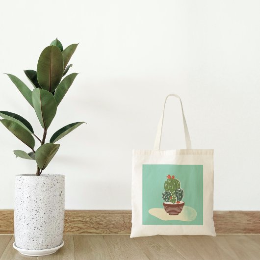 Mooie plant esthetische tas