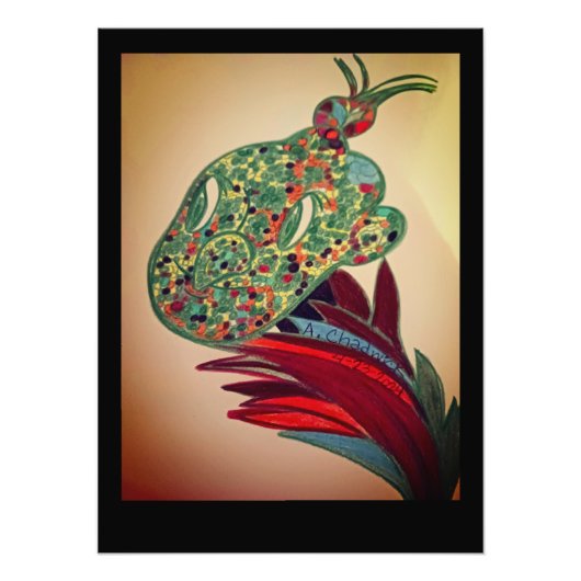 Mooie Plant Wezen Foto Print Afdruk (Voorkant)