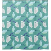 Mooie Planten in potten Douchegordijn (Voorkant)