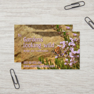 Mooie planten voor tuinontwerper visitekaartje