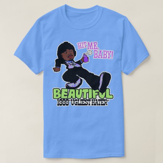 Mooie Playa Haters bal Pimp Walk T-shirt (Design voorkant)