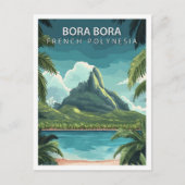 Mooie plek Bora Bora Frans Polynesië Reizen Briefkaart (Voorkant)