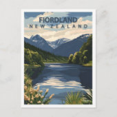 Mooie plek Fiordland Nieuw-Zeeland Reizen Briefkaart (Voorkant)