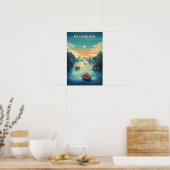 Mooie plek Ha Long Bay Vietnam Reizen Poster (Keuken)