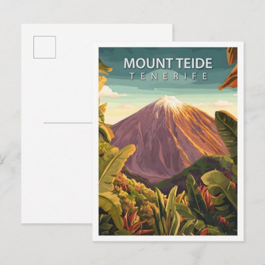 Mooie plek Mount Teide Tenerife Reizen Briefkaart (Voorkant / Achterkant)