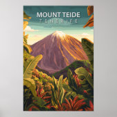 Mooie plek Mount Teide Tenerife Reizen Poster (Voorkant)
