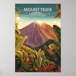 Mooie plek Mount Teide Tenerife Reizen Poster