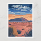 Mooie plek Sossusvle Namibië Reizen Briefkaart (Voorkant)