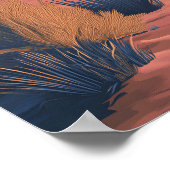 Mooie plek Sossusvle Namibië Reizen Poster (Hoek)