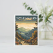 Mooie plek Trans Bhutan Trail Bhutan Reizen Briefkaart (Staand voorkant)