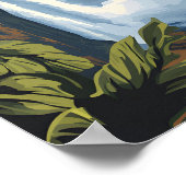 Mooie plek Victoria Herfsten Zimbabwe Reizen Poster (Hoek)