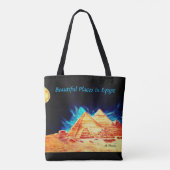 Mooie plekken in Egypte Tote Bag (Achterkant)