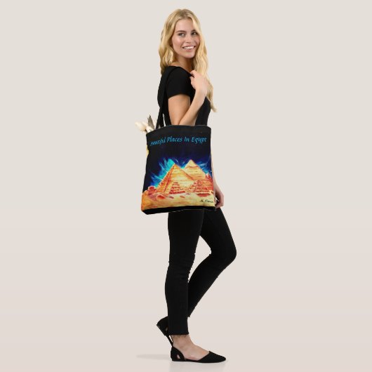 Mooie plekken in Egypte Tote Bag (Op model)
