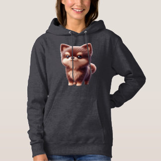 Mooie pluizige puppy � Aardig hondenontwerp Hoodie