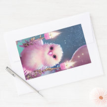 Mooie pluizige roze verjaardagsvogel Baby