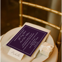 Mooie plum en grijs huwelijk