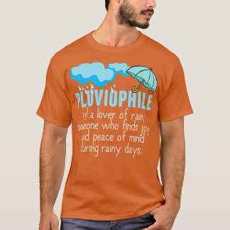 Mooie Pluviophile liefhebber van regen T-shirt