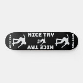 Mooie poging persoonlijk skateboard (Horizontaal)