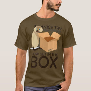 Mooie poging Schrodinger Kat Quantum Physics gift T-shirt