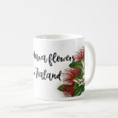 Mooie Pohutukawa Flowers Koffie Mok (Voorkant rechts)