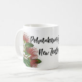 Mooie Pohutukawa Flowers Koffie Mok (Voorkant links)
