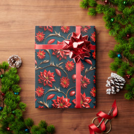 Mooie Poinsettia Cadeaupapier