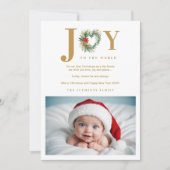 Mooie Poinsettias Christmas Heart-Shape Garland (Voorkant)