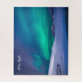 Mooie Polaire lichten Legpuzzel (Verticaal)