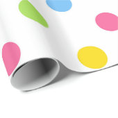 Mooie Polka Dots Cadeaupapier (Rol Hoek)
