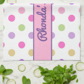 Mooie Polka Dots Theedoek (Gevouwen)