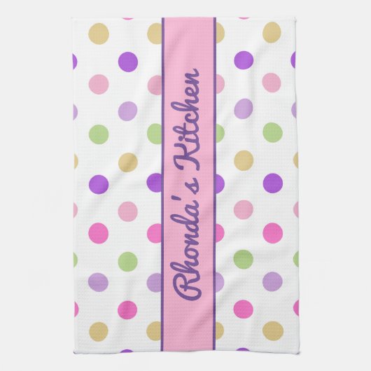 Mooie Polka Dots Theedoek (Verticaal)