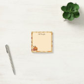 Mooie Pompoen en Herfstbladeren Memo's Post-it® Notes (Kantoor)